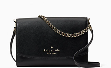 Carson Leather Convertible Crossbody-Black