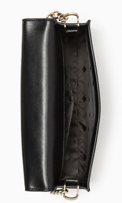 Carson Leather Convertible Crossbody-Black
