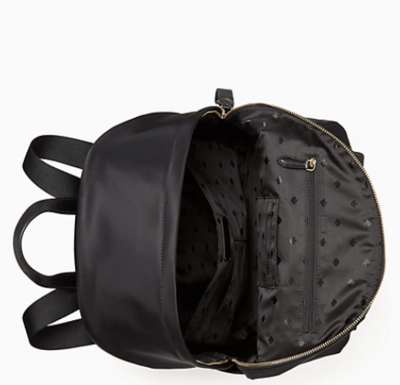 Chelsea Nylon Backpack-Black
