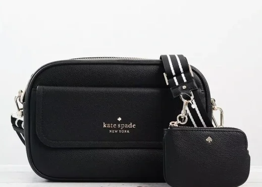 Rosie Pebbled Leather Flap Camera Bag