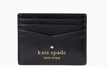 Staci Slim Card Holder-Black