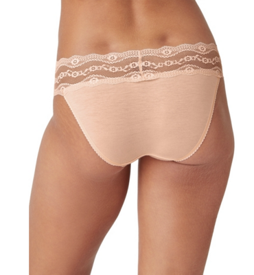 932182 Lace Detail Bikini-Peach