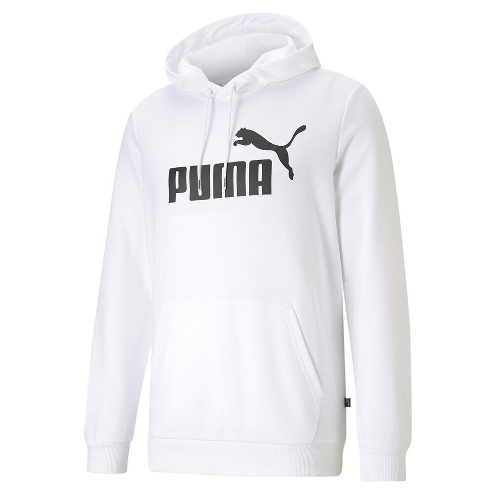 586797 Puma Logo Hoodie-White