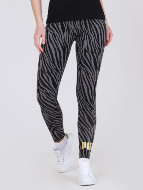 848427 Tiger Leggings-Black