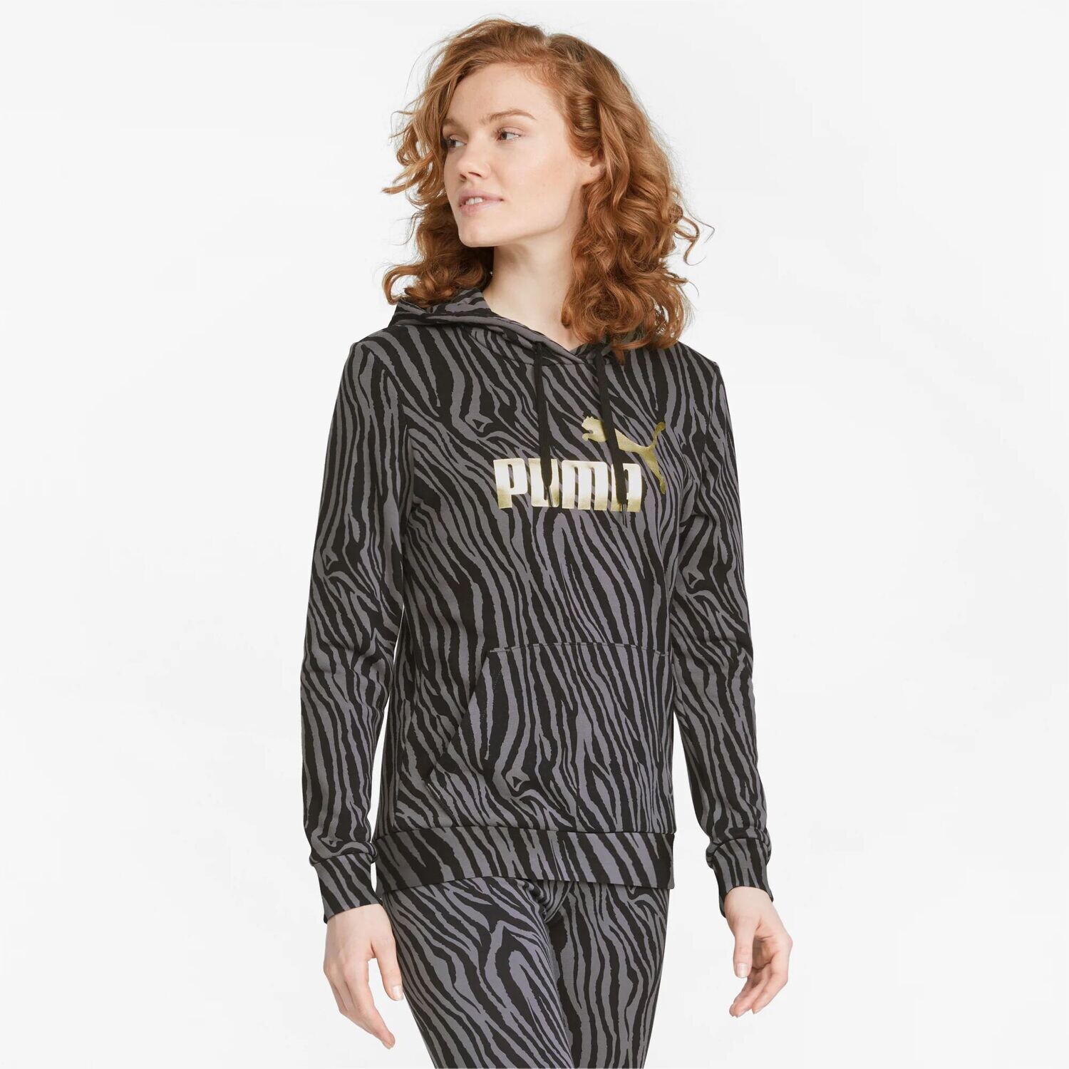 848426 Tiger Hoodie-Black
