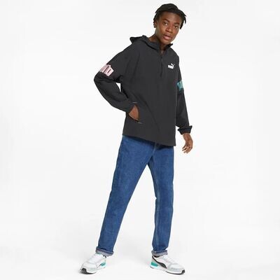 847475 Puma Power 1/2 Zip-Black Multi
