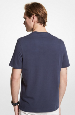 Newsprint Tee-Midnight