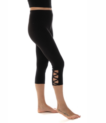 4855 Cut Out Leggings-Black