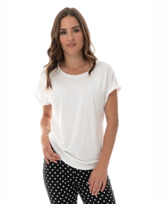 7748 SS Crew Tee-White