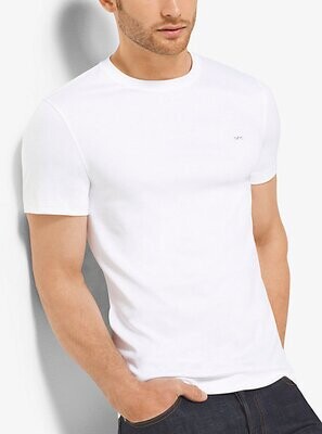 CB95FXY20B MK Jersey V-Neck-White
