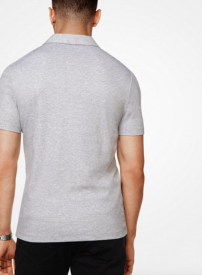 CB95FGVC Sleek MK Polo-Heather Grey