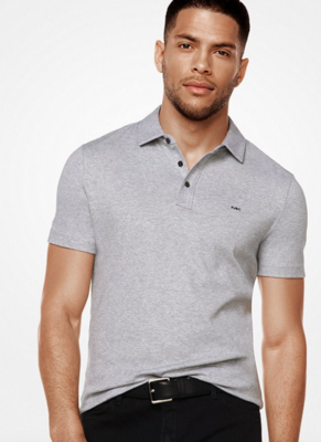 CB95FGVC Sleek MK Polo-Heather Grey