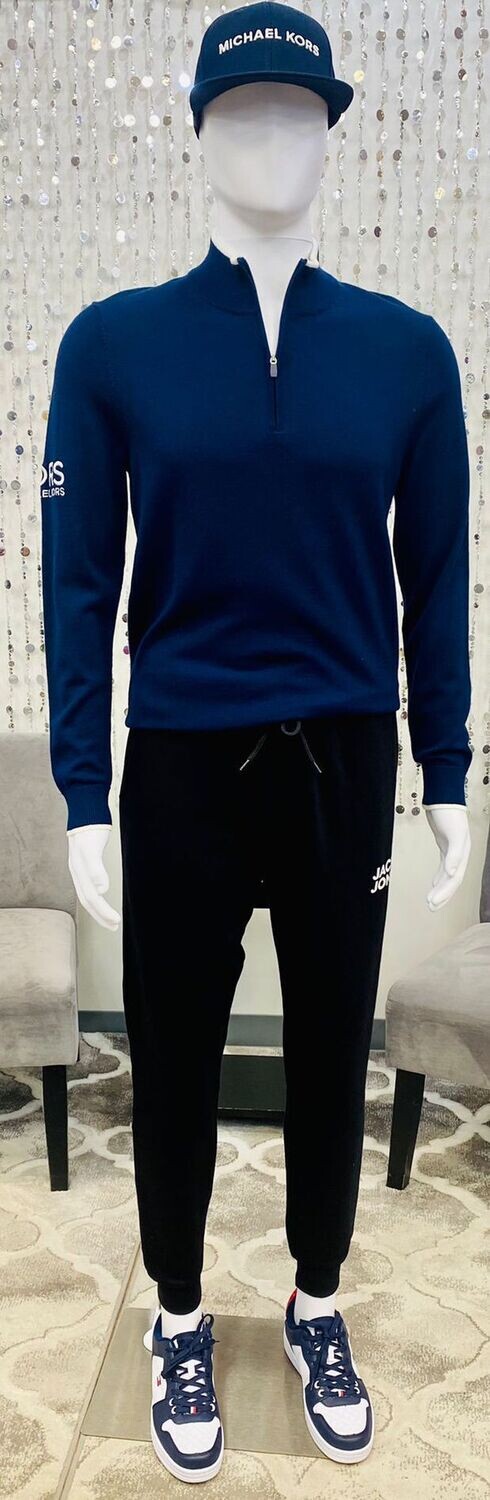 CU260552DG Golf Quater Zip-Midnight