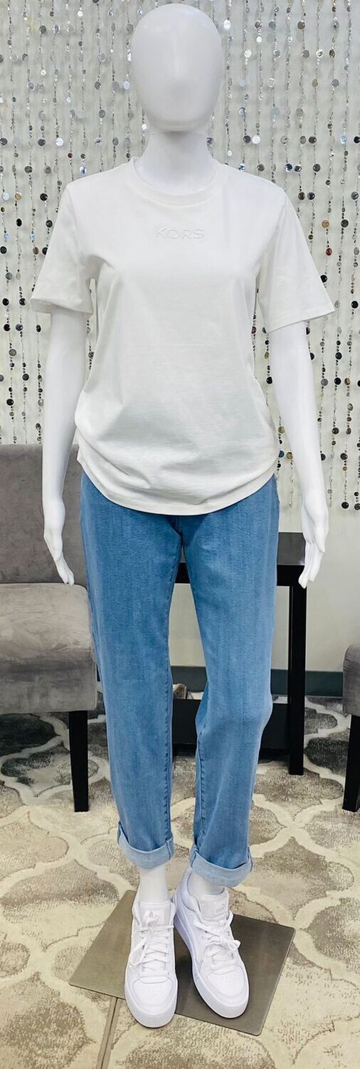 MU250SJ97J MK Tonal Kors Tee-White