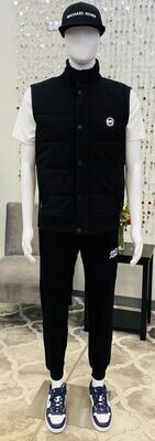 CR150JT0 Snap Front Vest-Black