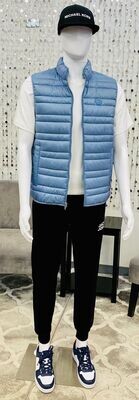 CU220112TR MK Quilted Vest-Chambray