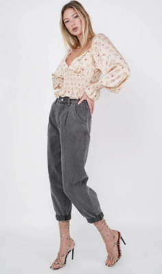 P1796GS City Slouch Jeans-Grey Stone