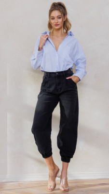 EP1944 Buss Jogger Jeans-Black