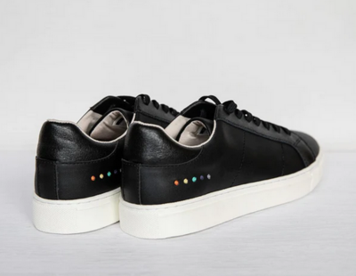 K!BO Adam Leather Sneakers-Black