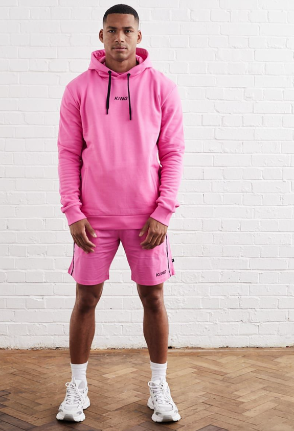 Stepney Hoodie-Electric Pink