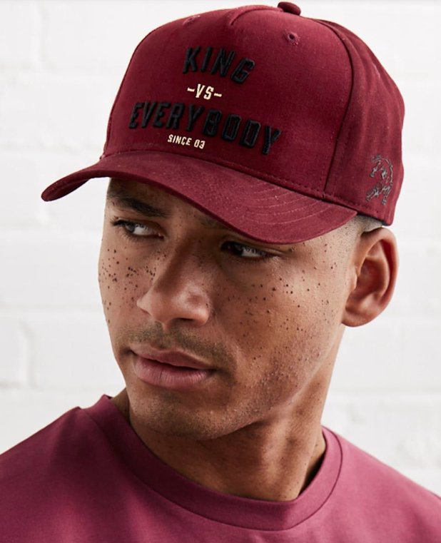Whitechapel Varsity Cap-Oxblood