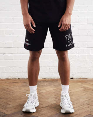 Whitechapel Varsity Tracksuit Shorts-Black