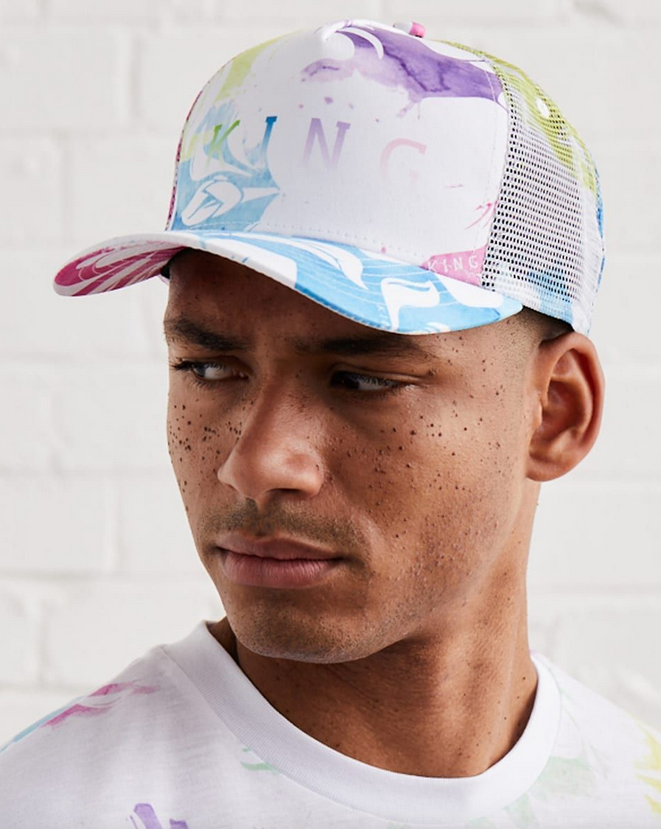 Homerton Mesh Trucker Cap-White