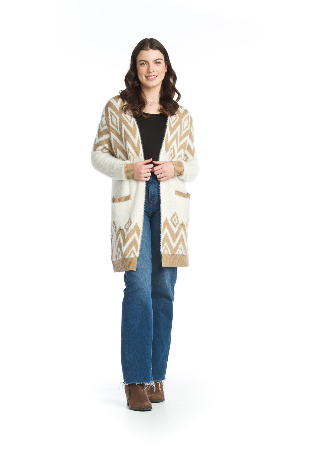 ST-13201 Global Knit Cardigan-Multi