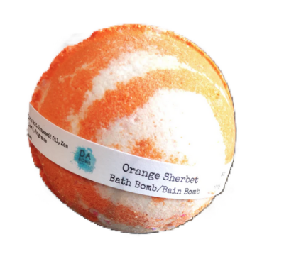 Orange Sherbet Bath Bomb