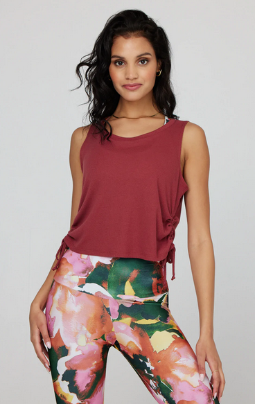 3831 Tie Tank-Warm Pine Core Rib