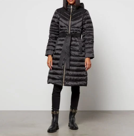 MU2207547X MK Long Fitted Puffer-Black