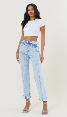 Venice Mom Jeans-Light Blue Wash