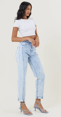 Venice Mom Jeans-Light Blue Wash