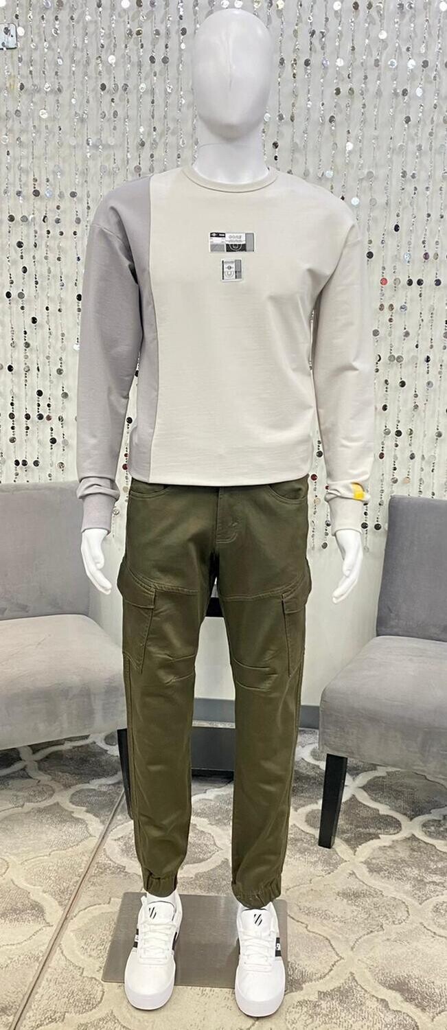 Carter Cargo Pant- Army Green