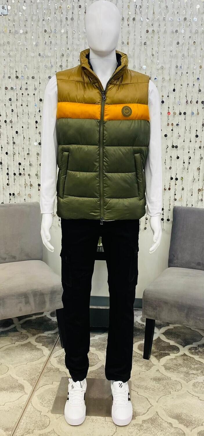 CF2202B3 Sustainable Puffer Vest-Olive