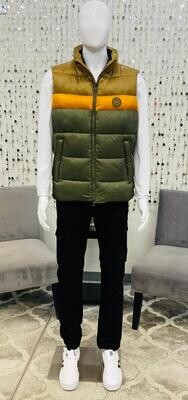 CF2202B3 Sustainable Puffer Vest-Olive