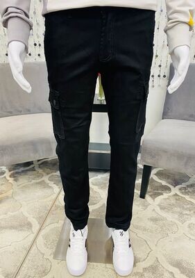 Jeff Cargo Pant- Black
