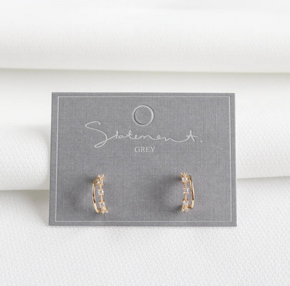 Theo Earrings-Gold