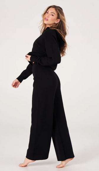 2271 Wide Leg Lounge Pant-Black