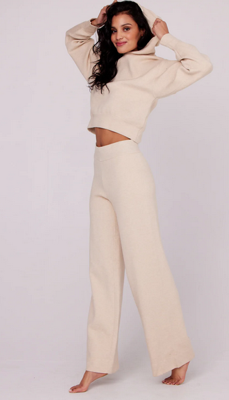 2271 Wide Leg Lounge Pant-Oatmeal