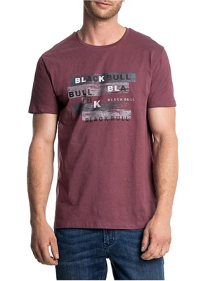 3002 Willis S/S T-Shirt-Dk Wine
