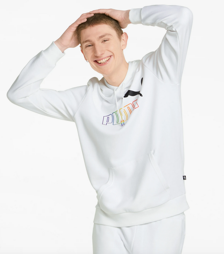 848678 02 Rainbow Hoodie-Puma White
