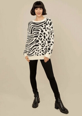 91521 Nu-Look Sweater-Leopard