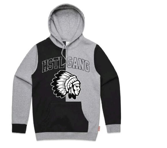 HG2210102 Montana Hooded Pullover-Heather Grey