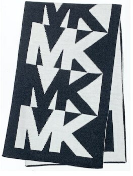 539303 MK Inverse Logo Scarf-Black