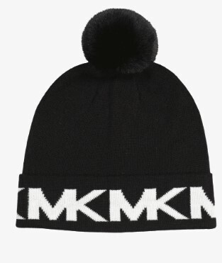 539304 MK Inverse Logo Hat-Black