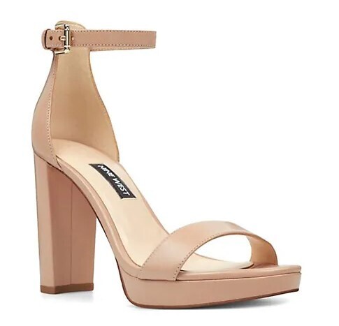 Dempsey Leather Heel-Nude