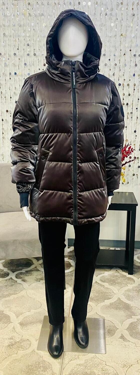 5284RK-408 Drop Shoulder Short Jacket-Coffee