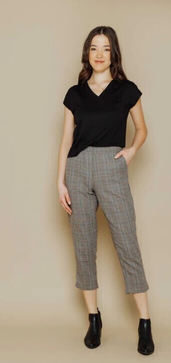1250- Lou Dressy Woven Pant-Winter Blues