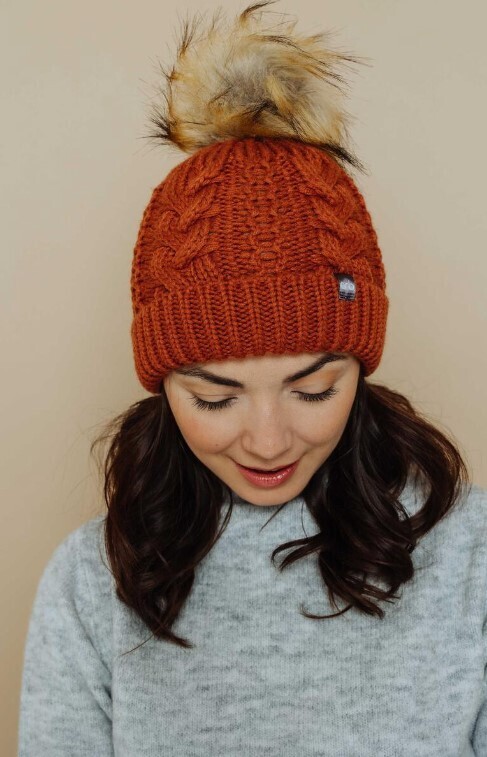 Orb 1454 Marshmallow Beanie-Spice